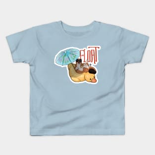 Stoat in a float Kids T-Shirt